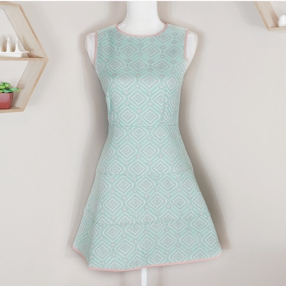 Sail to Sable Dresses & Skirts - Nwt sail to sable mint cabbage jacquard dress